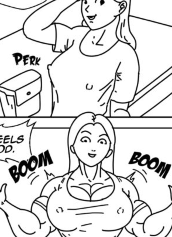 Sexy Bodybuilder Comics