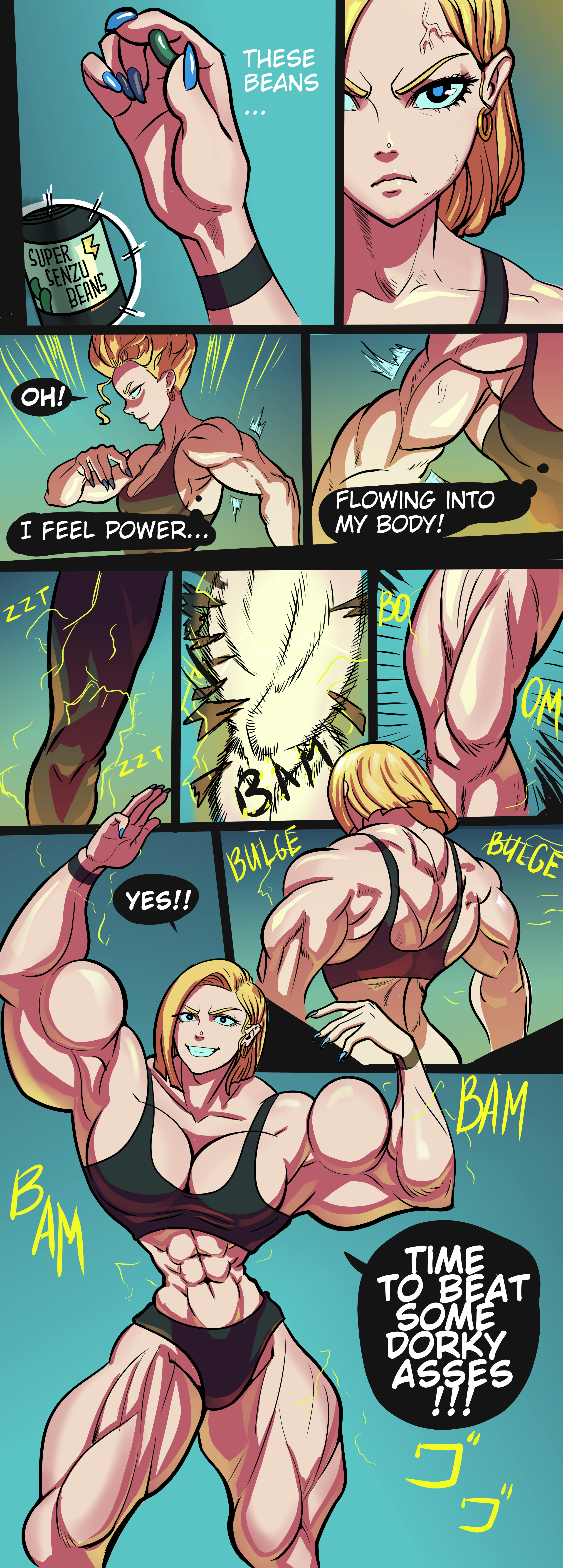 Female Muscle Growth Porn Comics