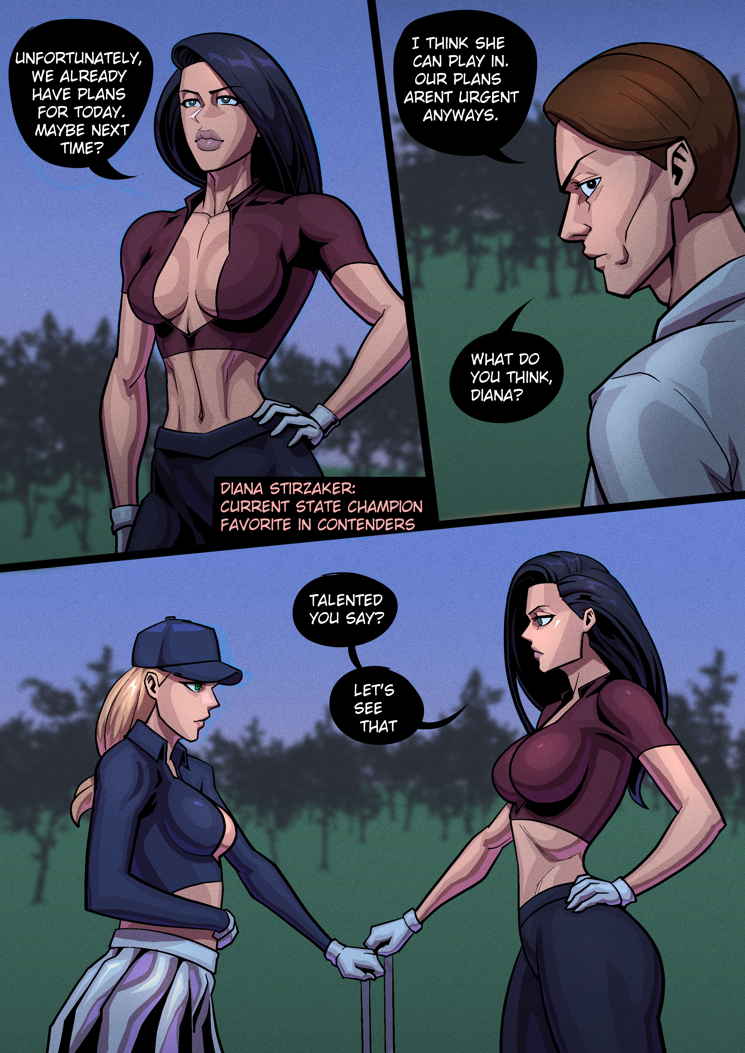 female muscle growth comic