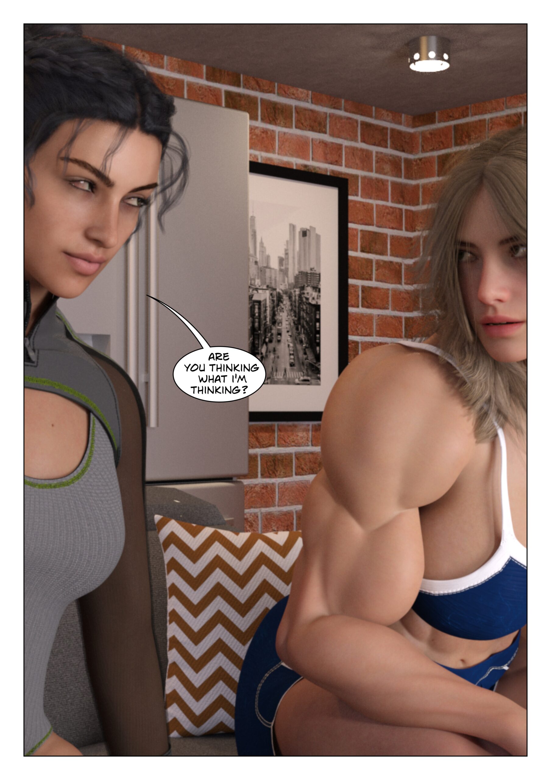 female muscle growth comic