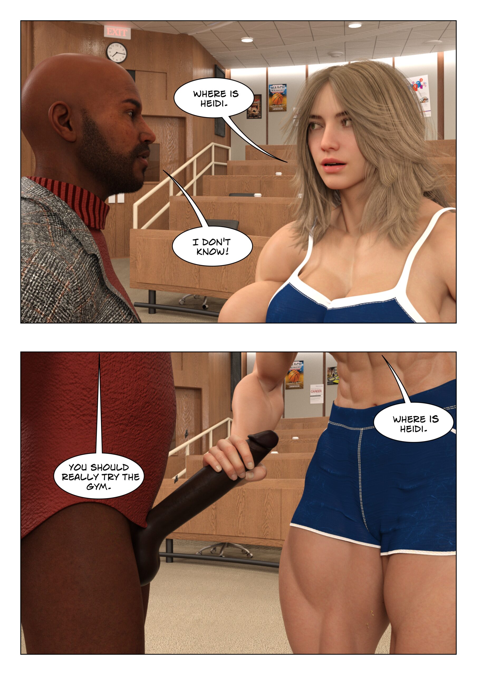 female muscle growth comic