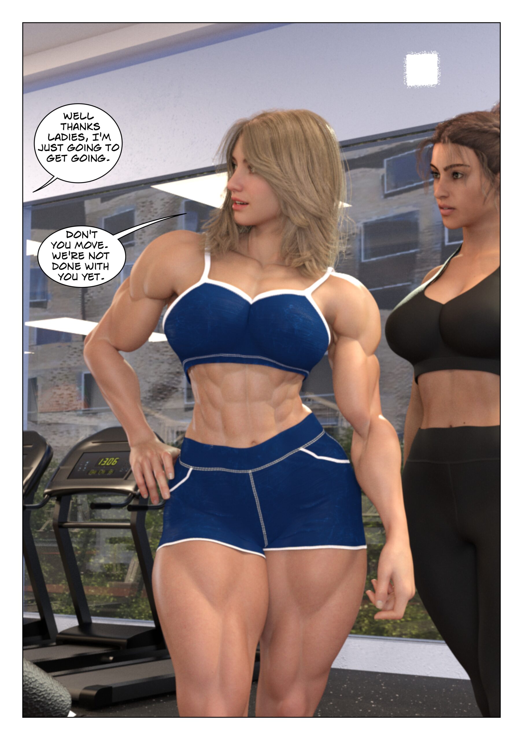 female muscle growth comic