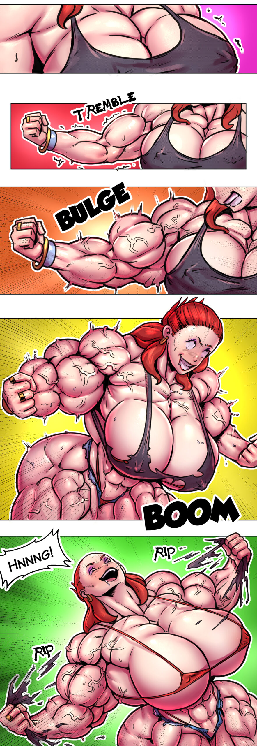 female muscle growth comic