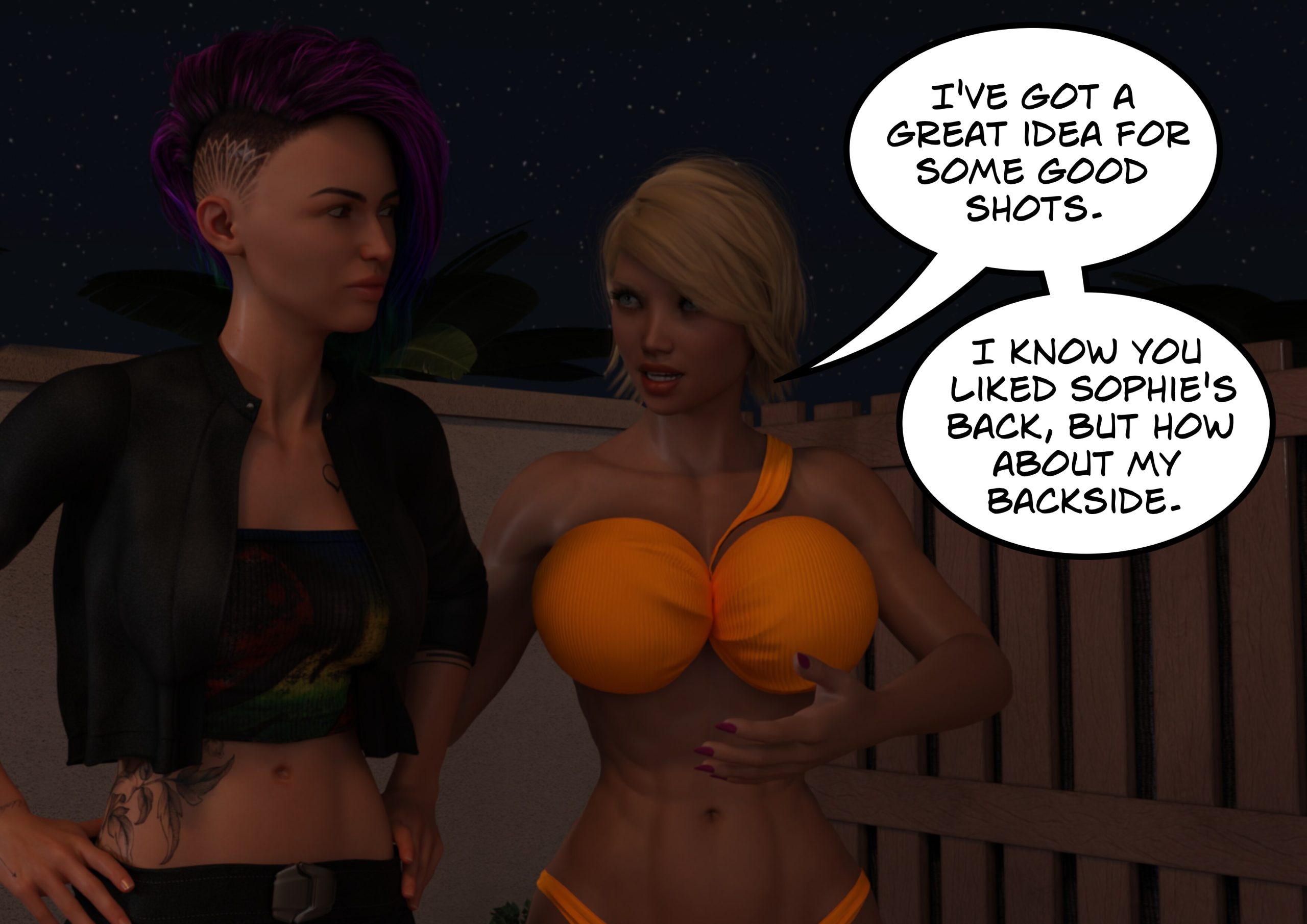 female muscle growth comic