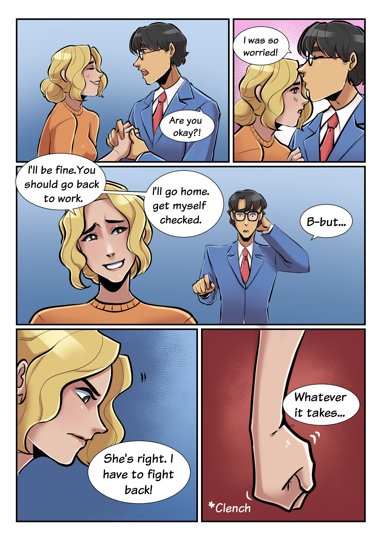 female muscle growth comic