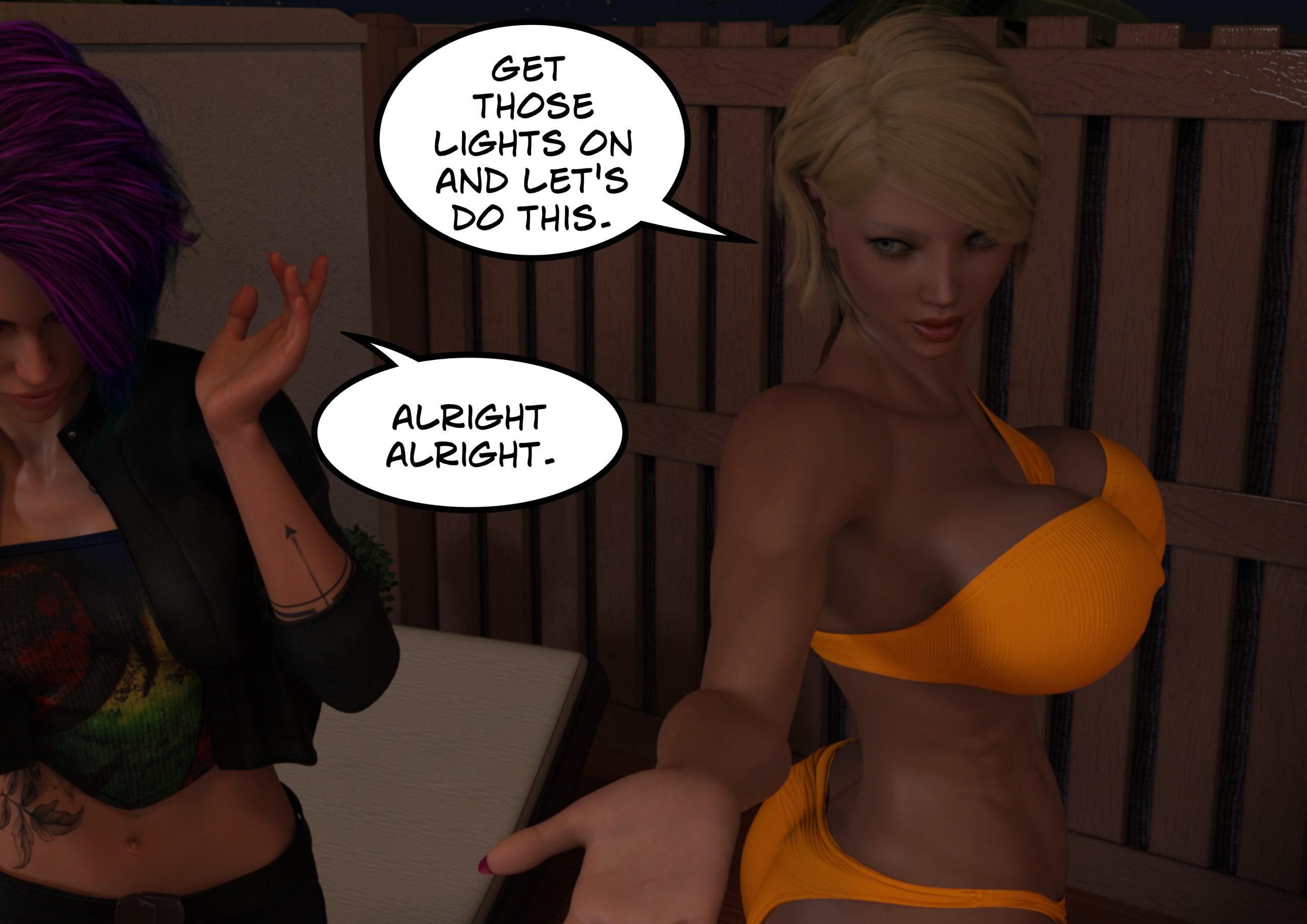 female muscle growth comic