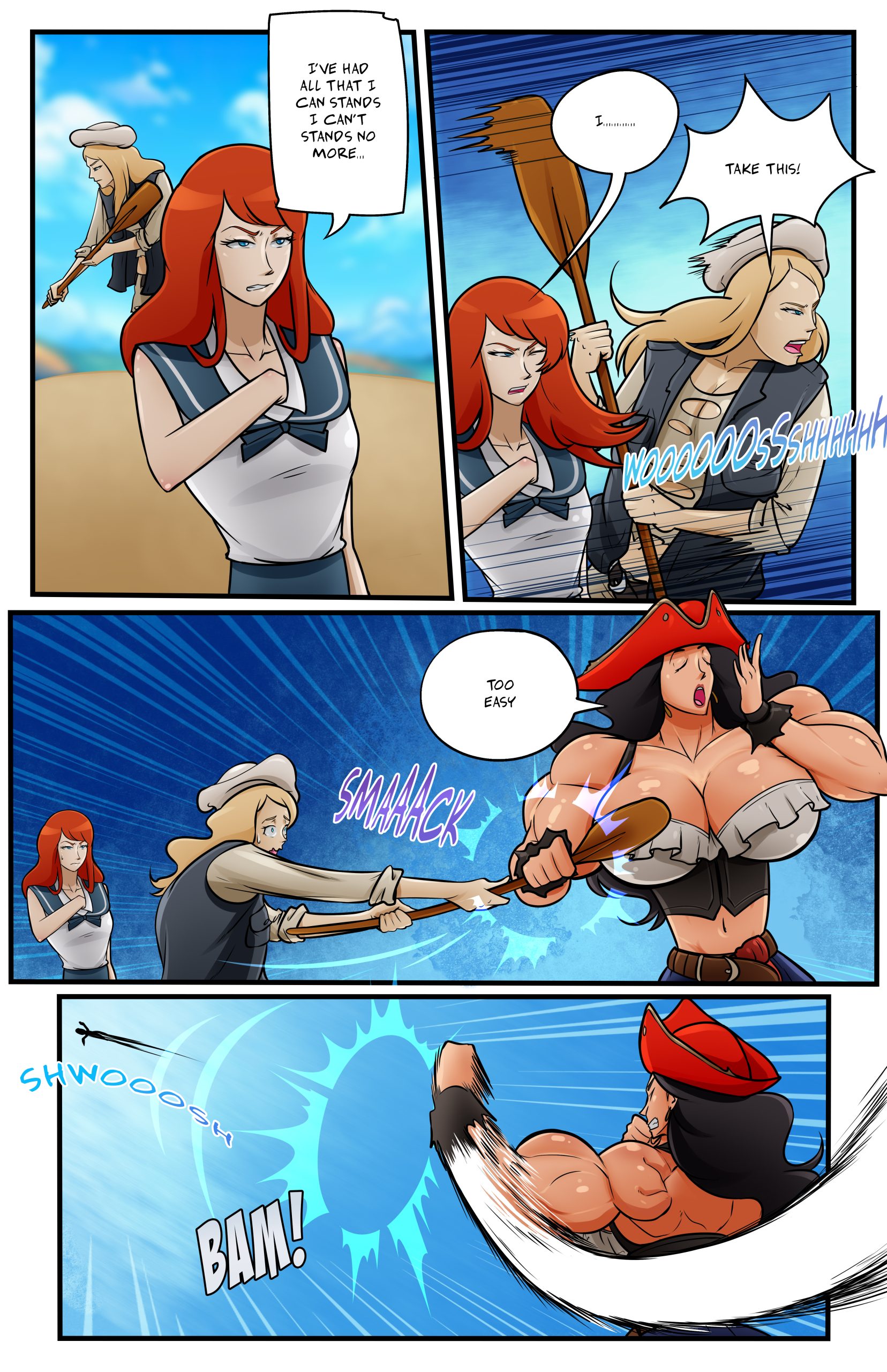 female muscle growth comic