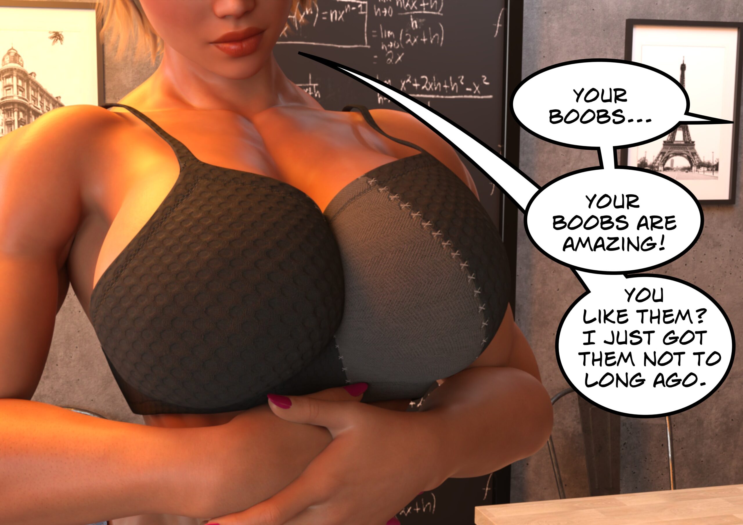 female muscle growth comic