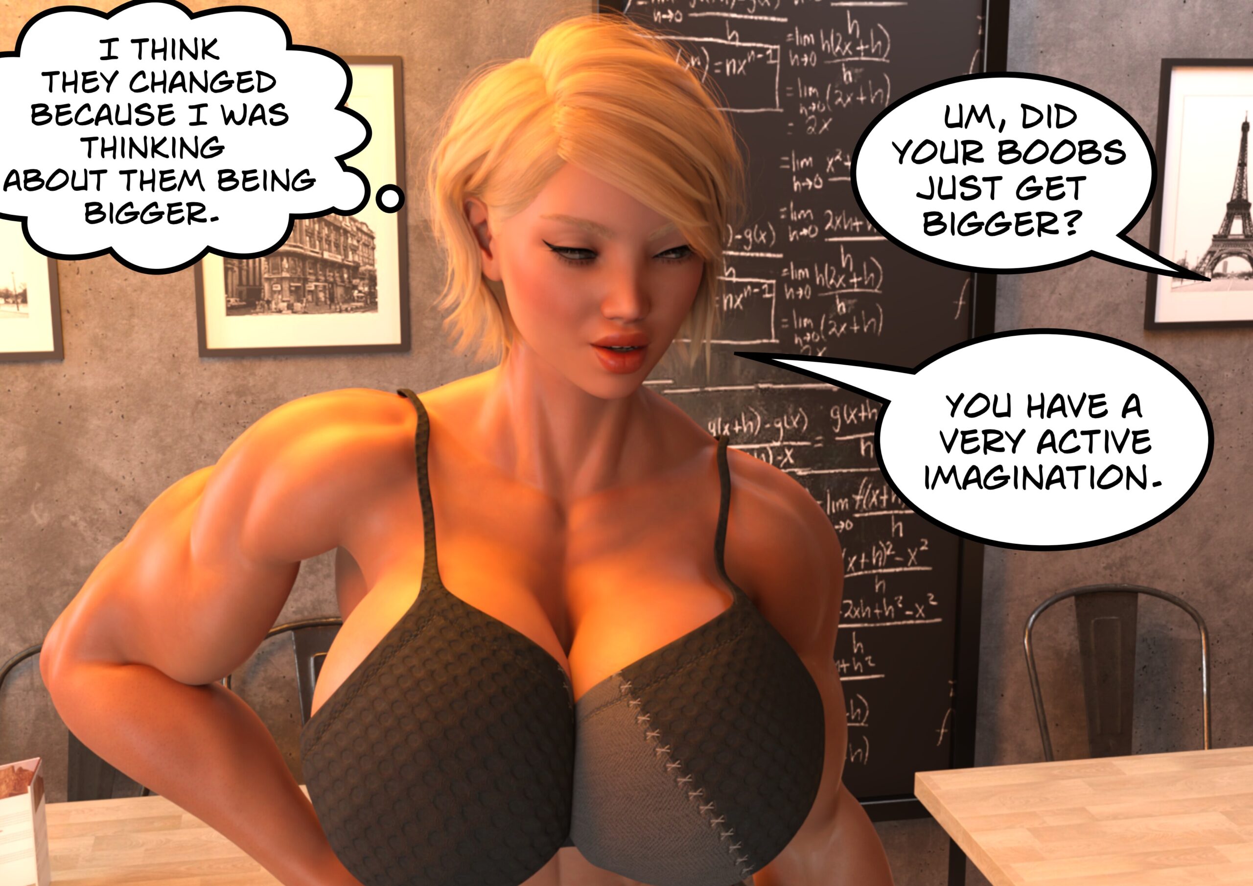 female muscle growth comic