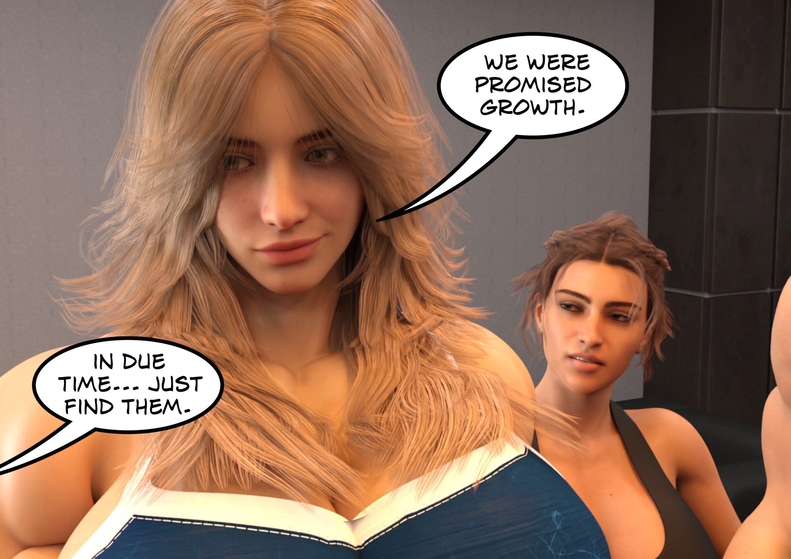 female muscle growth comic