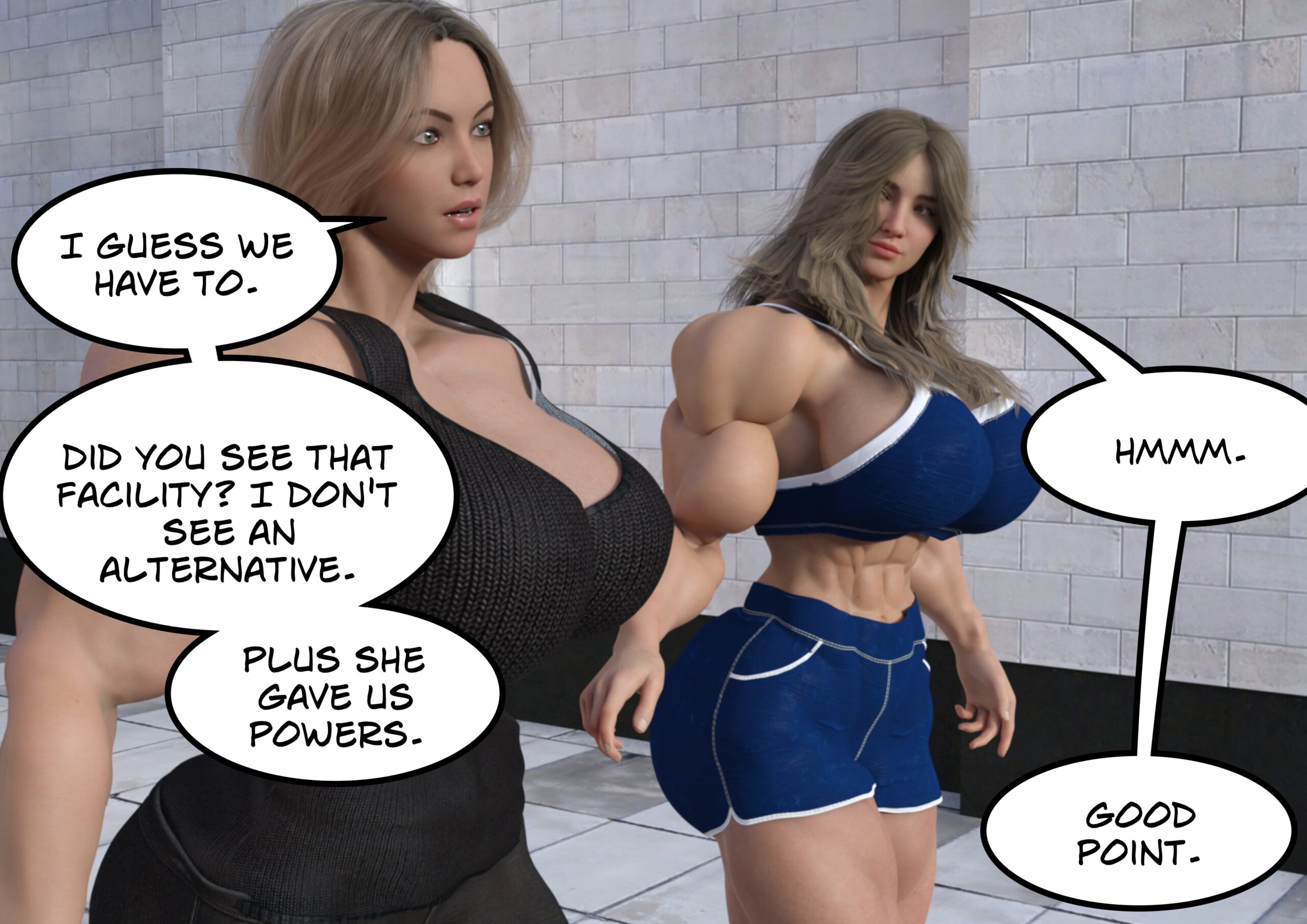 female muscle growth comic
