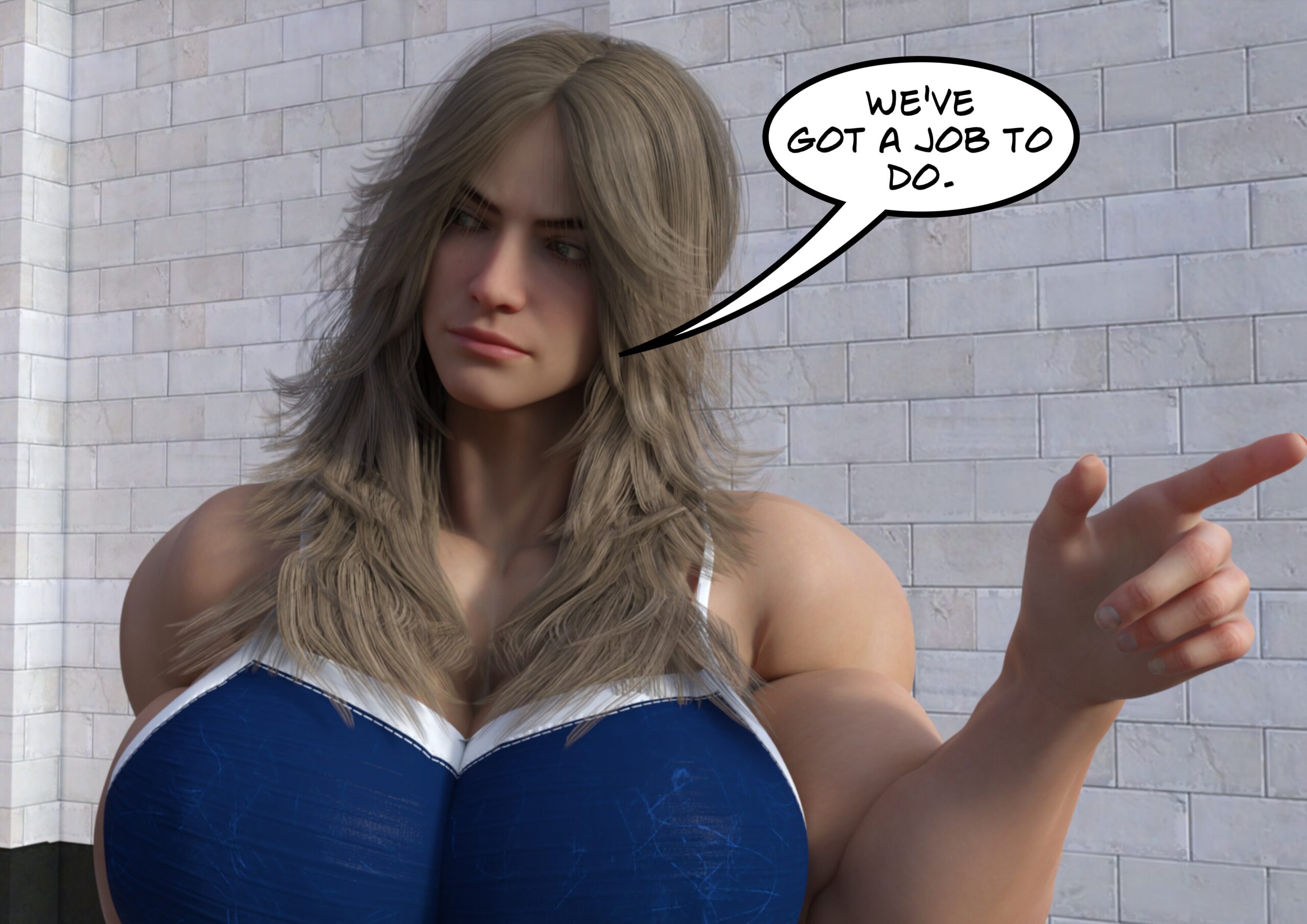female muscle growth comic