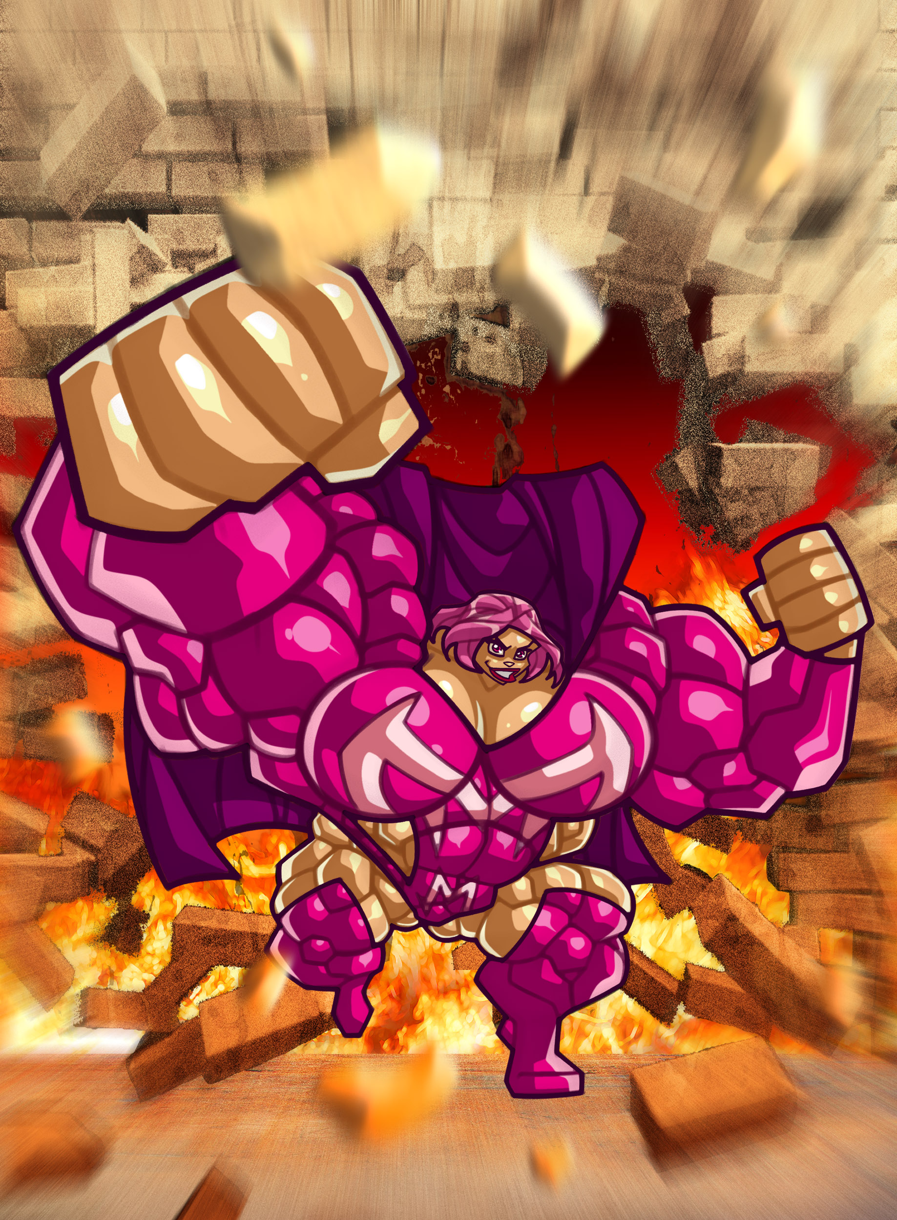 magna female muscle growth