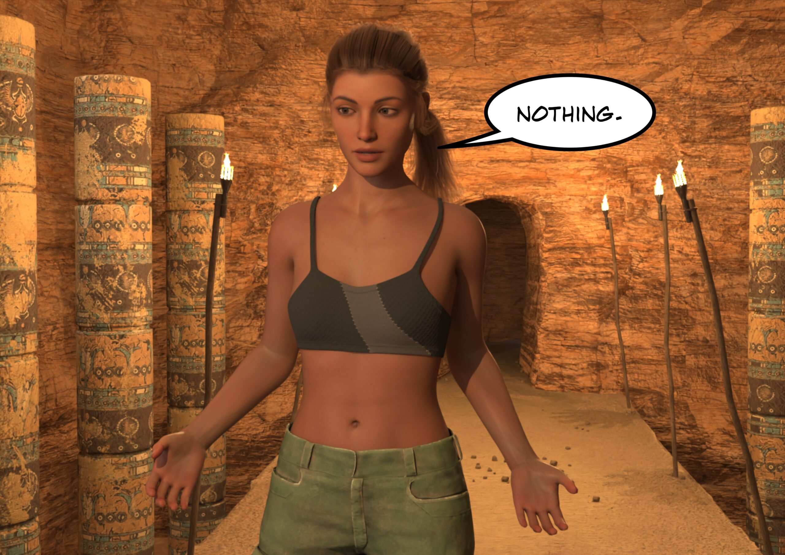 female muscle growth comic