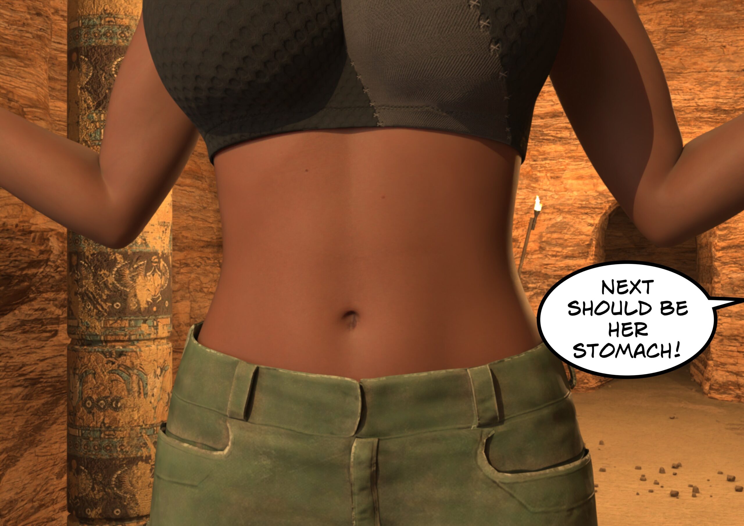 female muscle growth comic