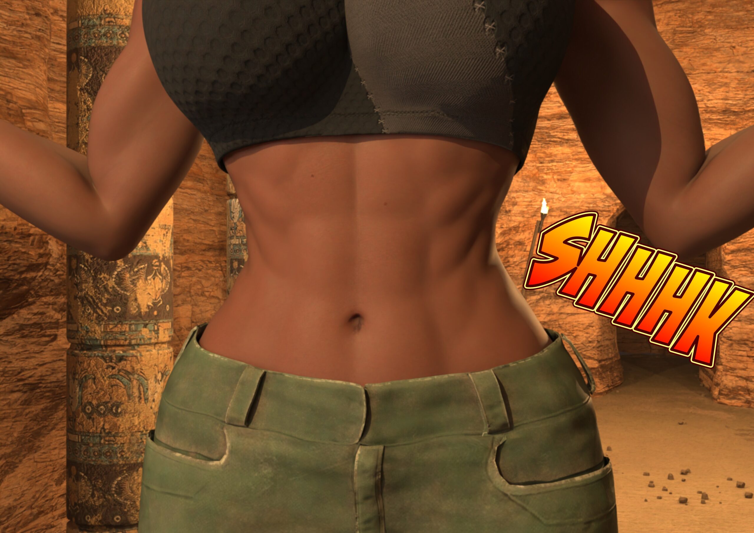 female muscle growth comic