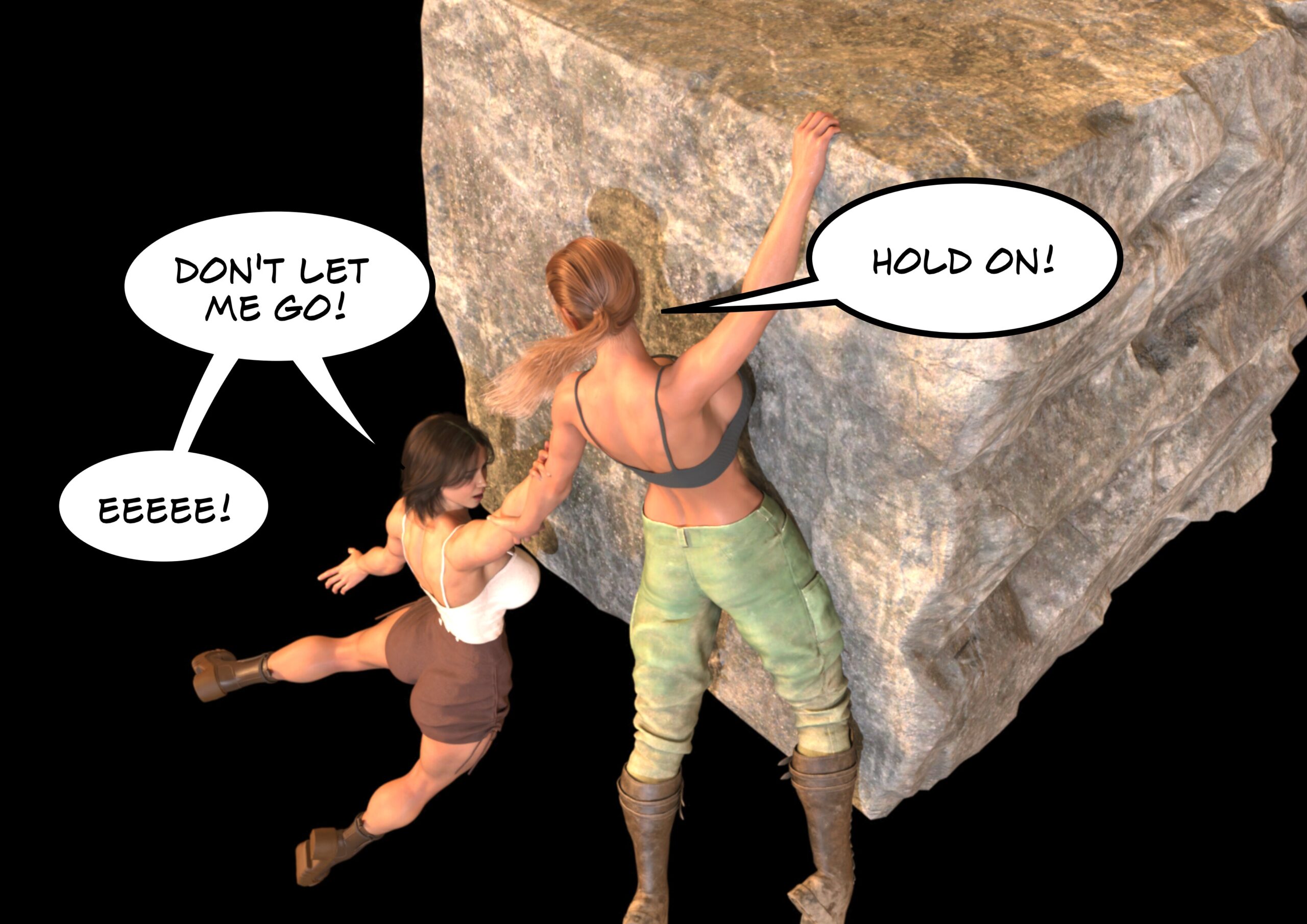 female muscle growth comic