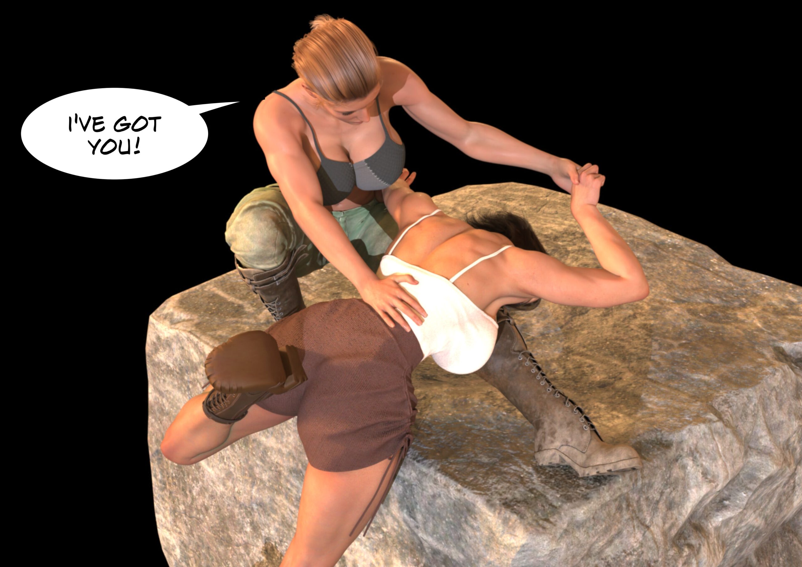 female muscle growth comic