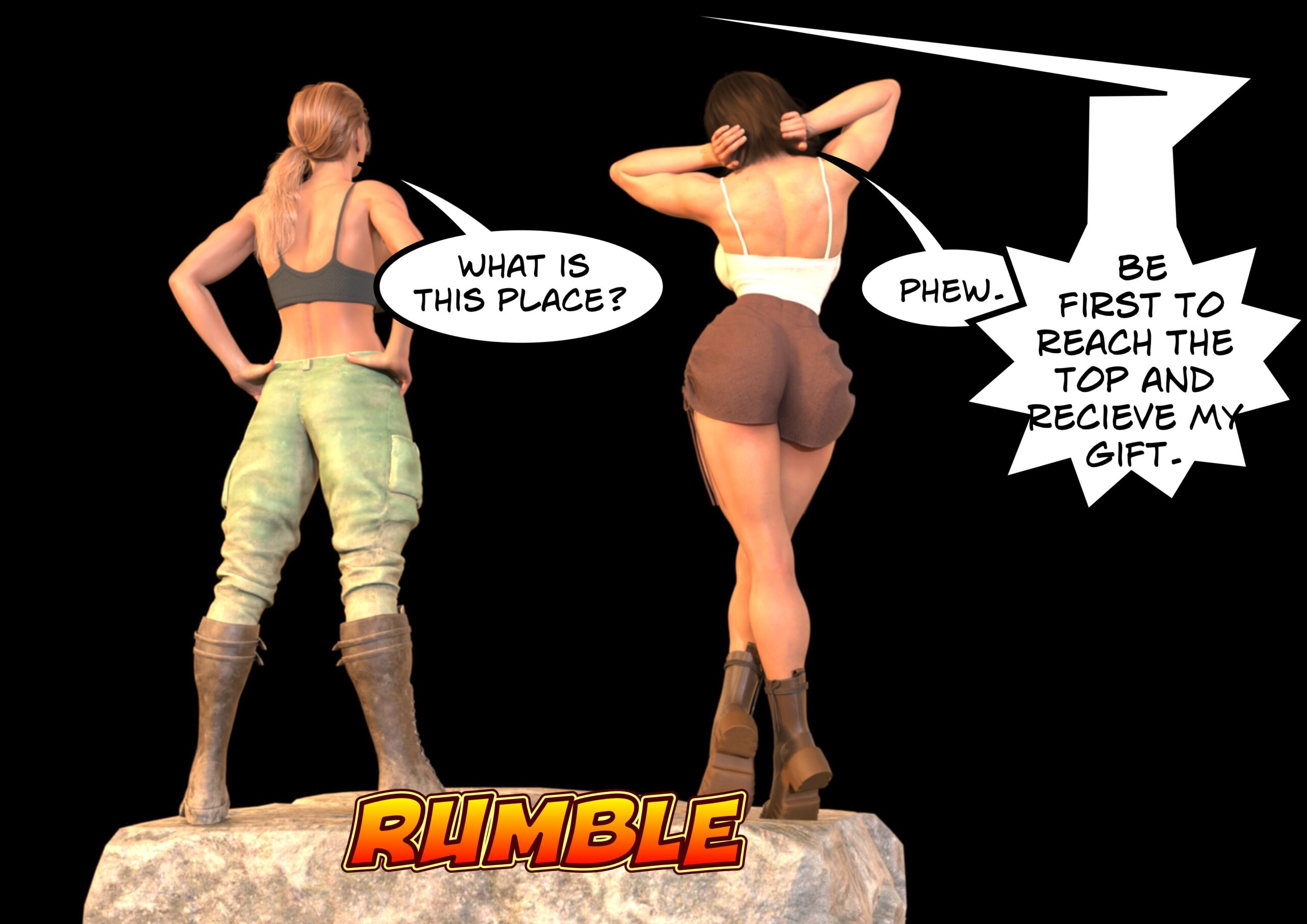 female muscle growth comic