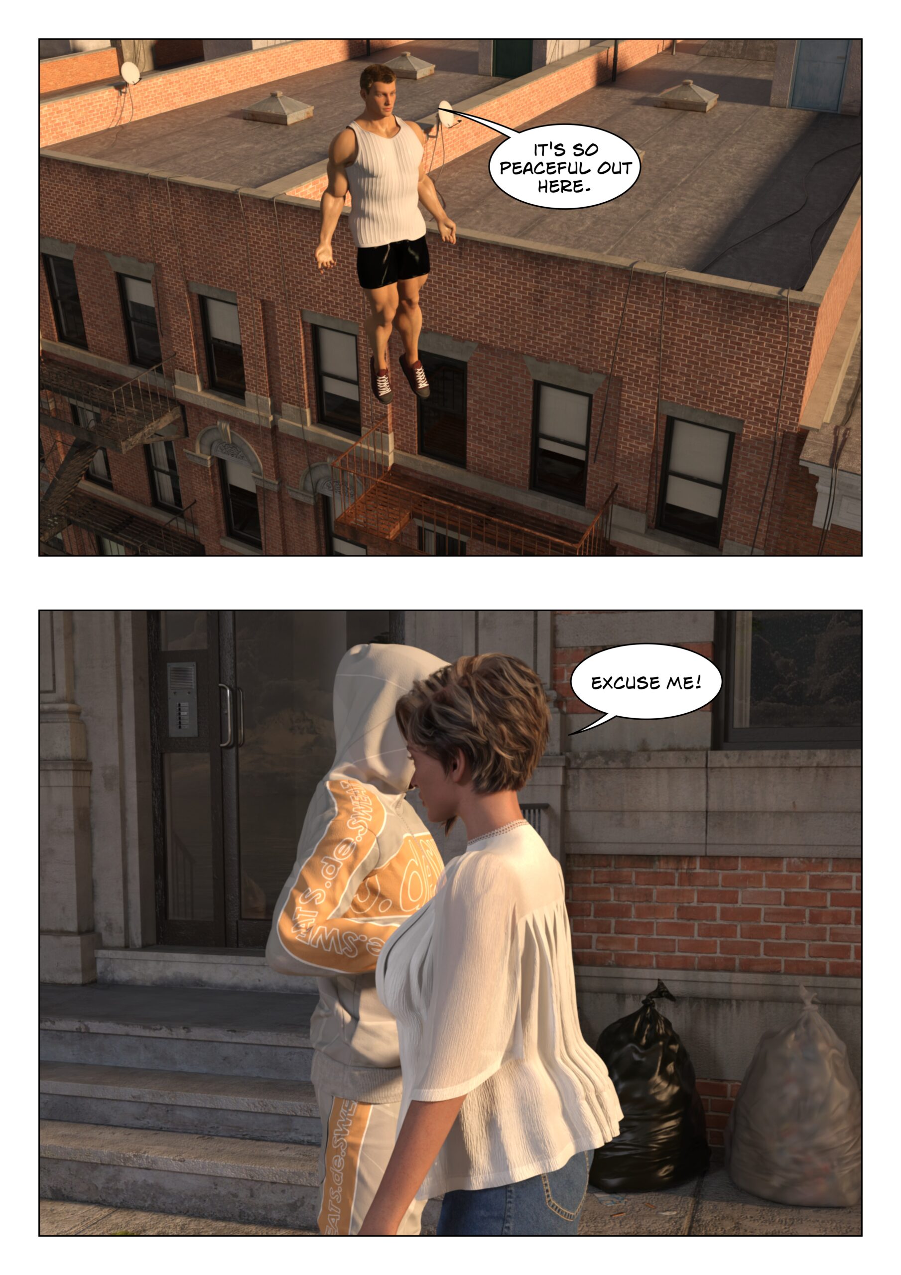 female muscle growth comic