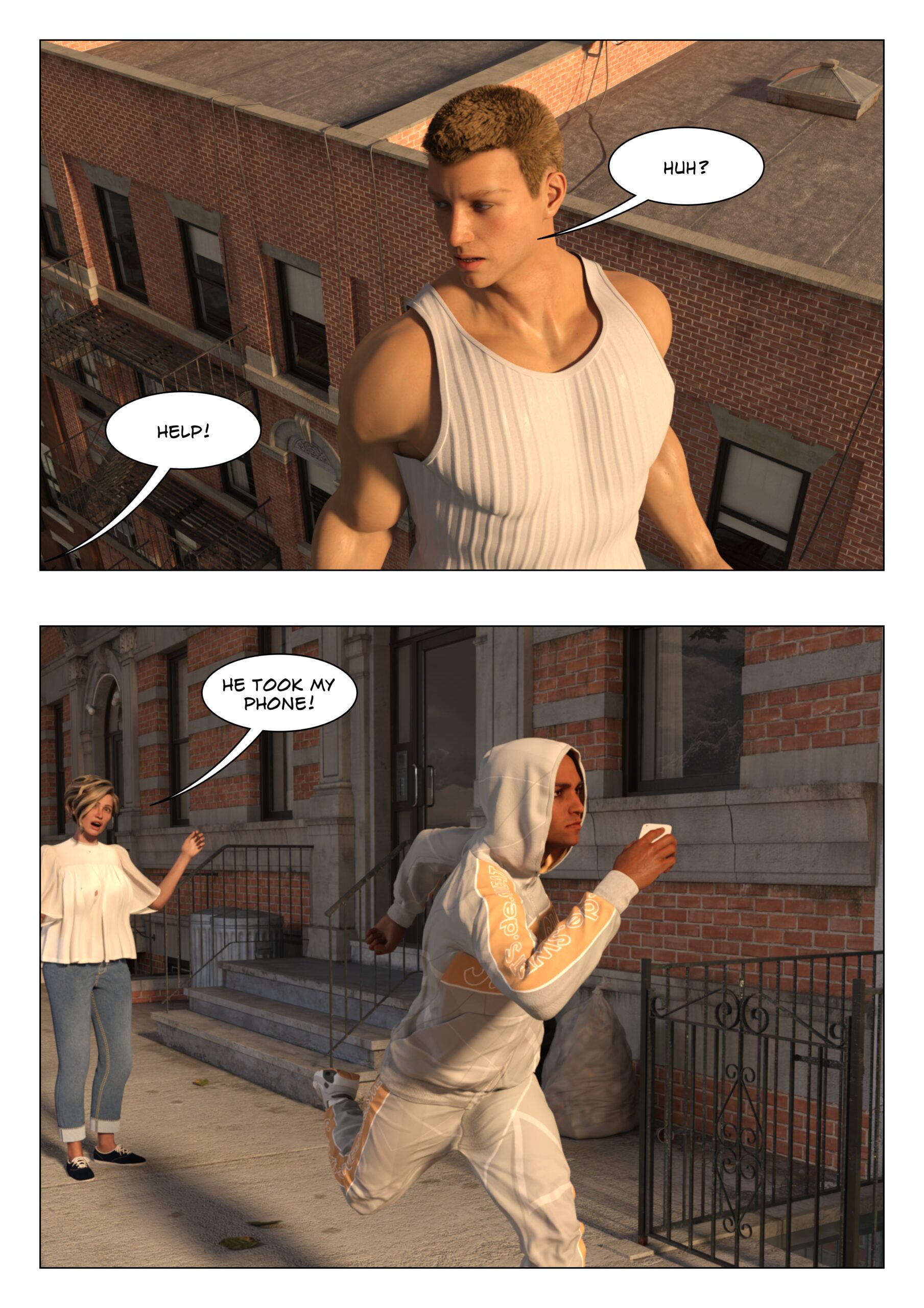 female muscle growth comic