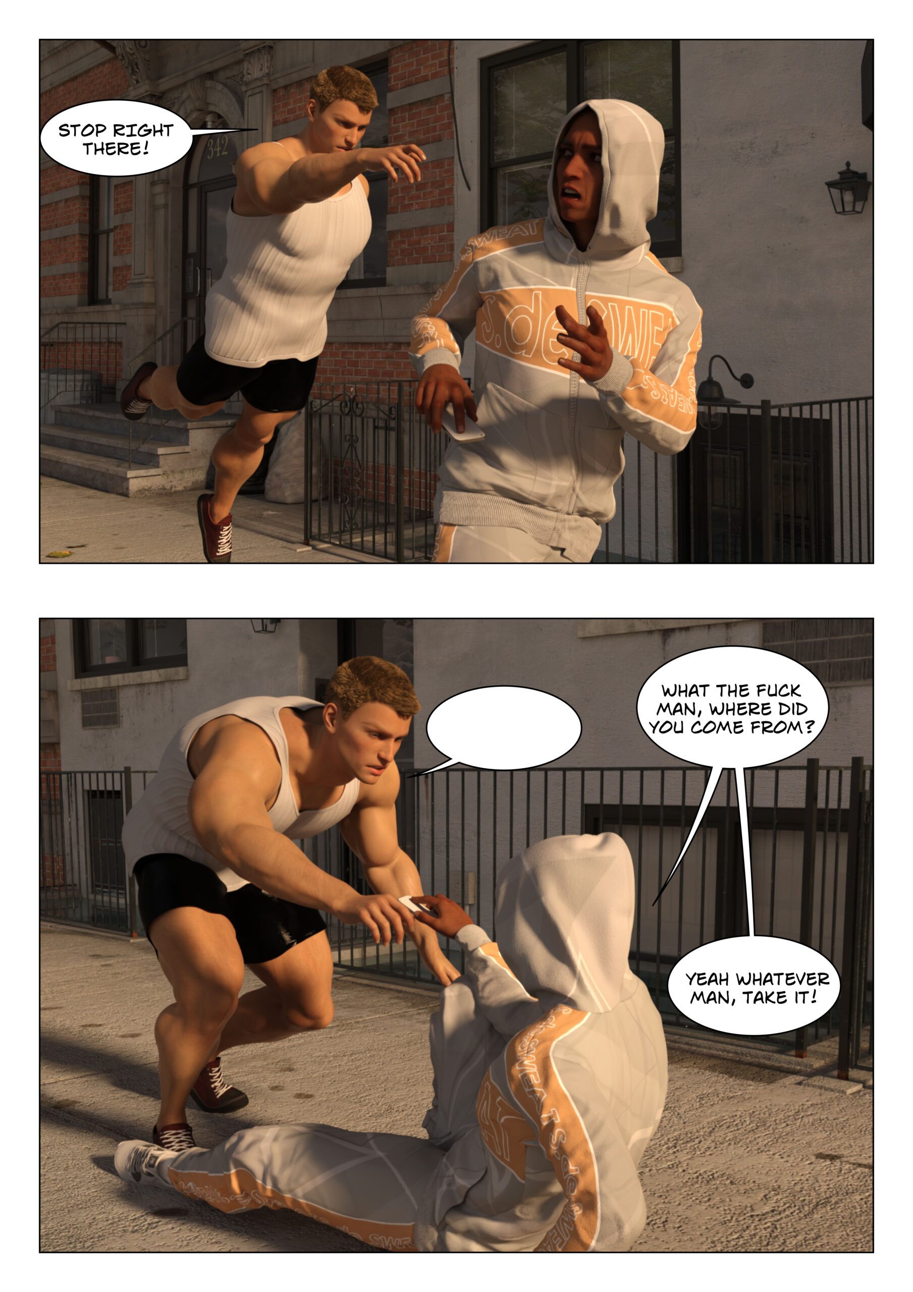 female muscle growth comic