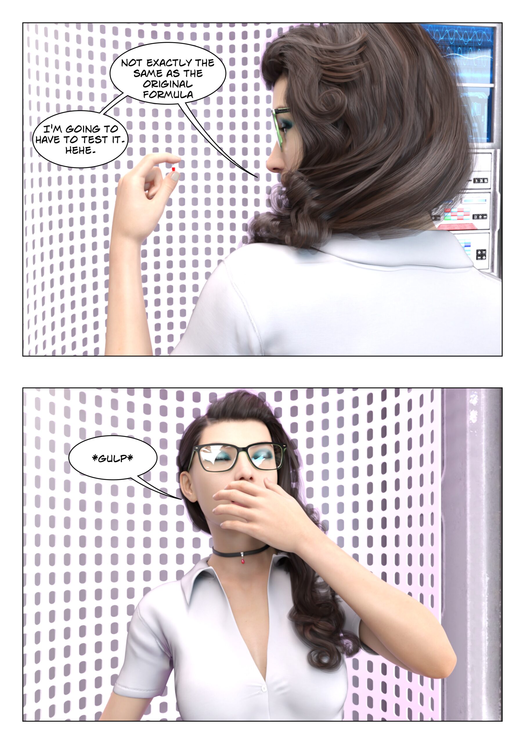 female muscle growth comic