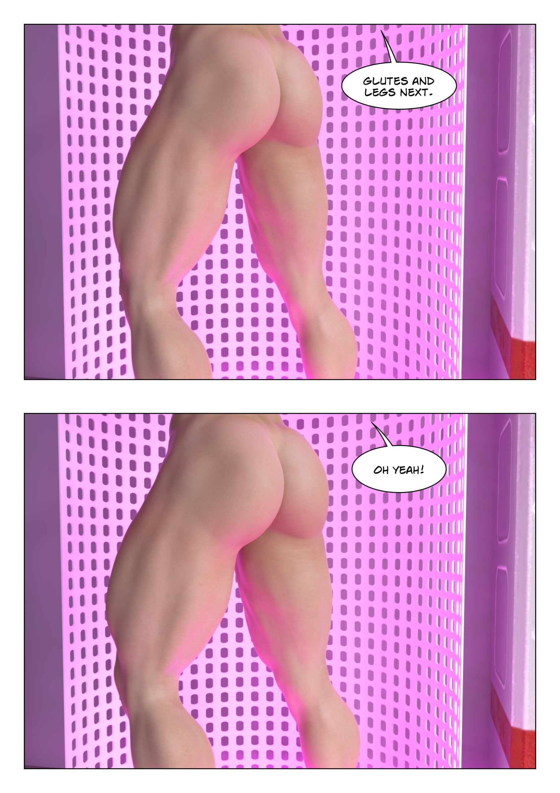 female muscle growth comic