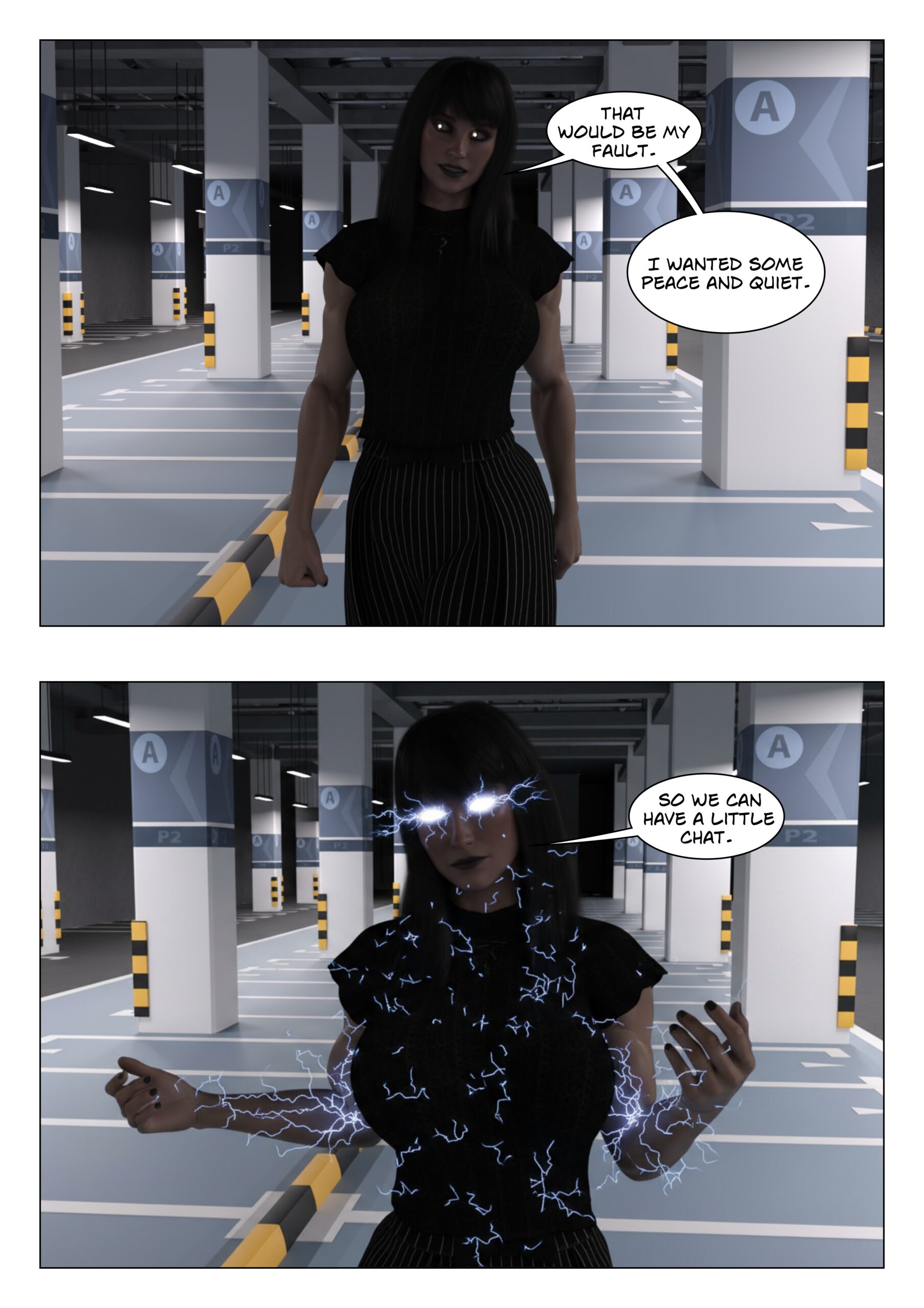 female muscle growth comic