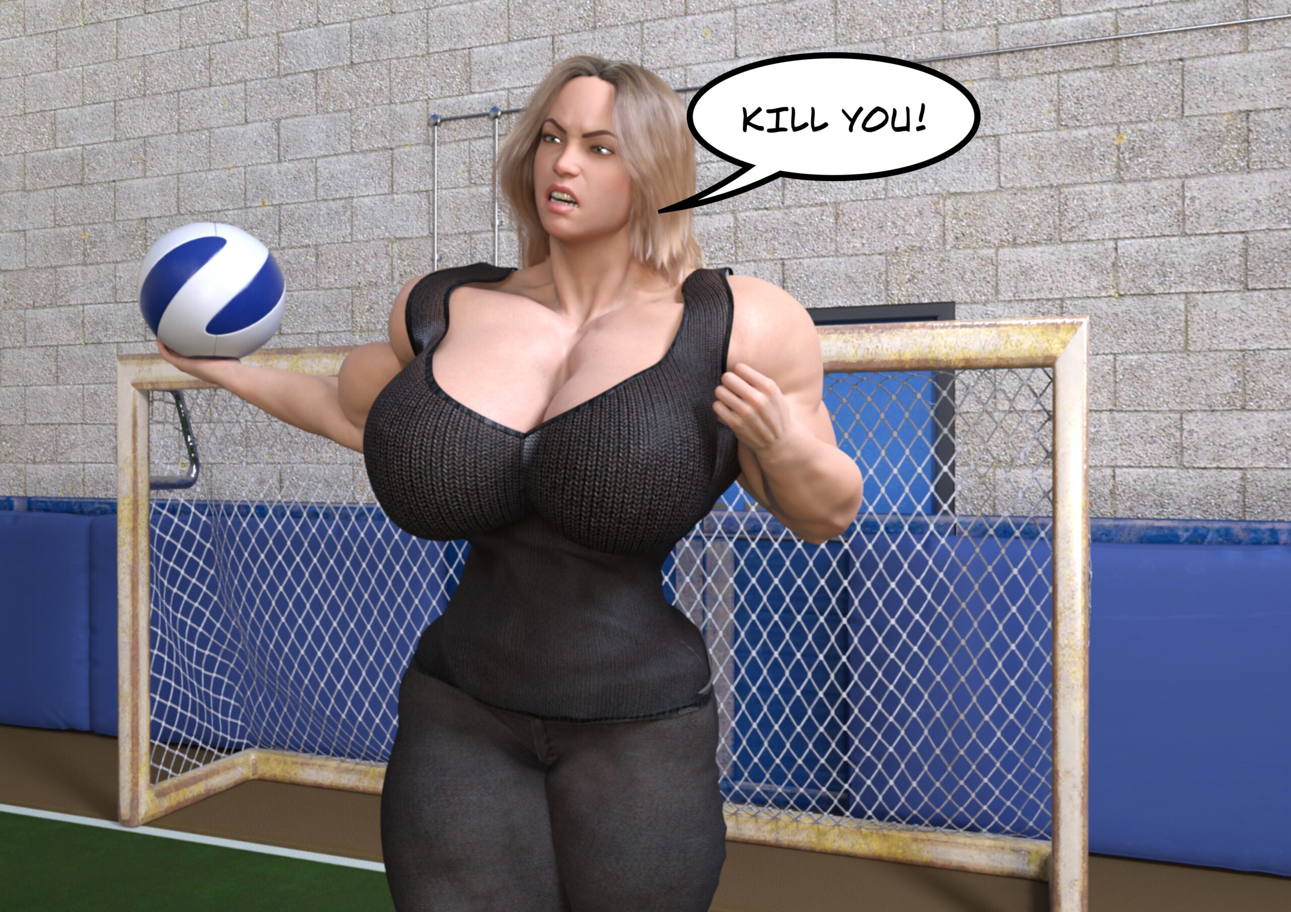 female muscle growth comic