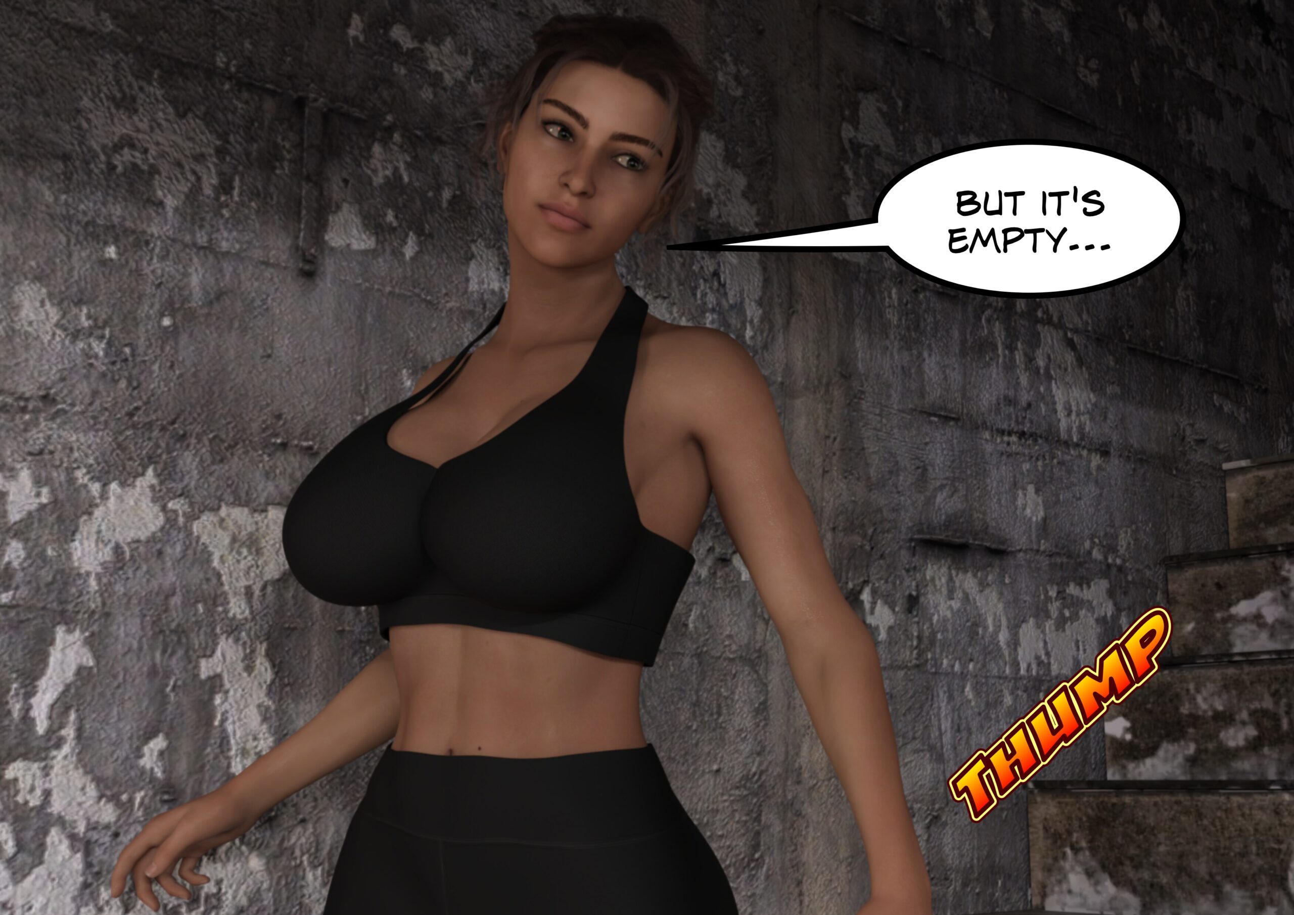 female muscle growth comic