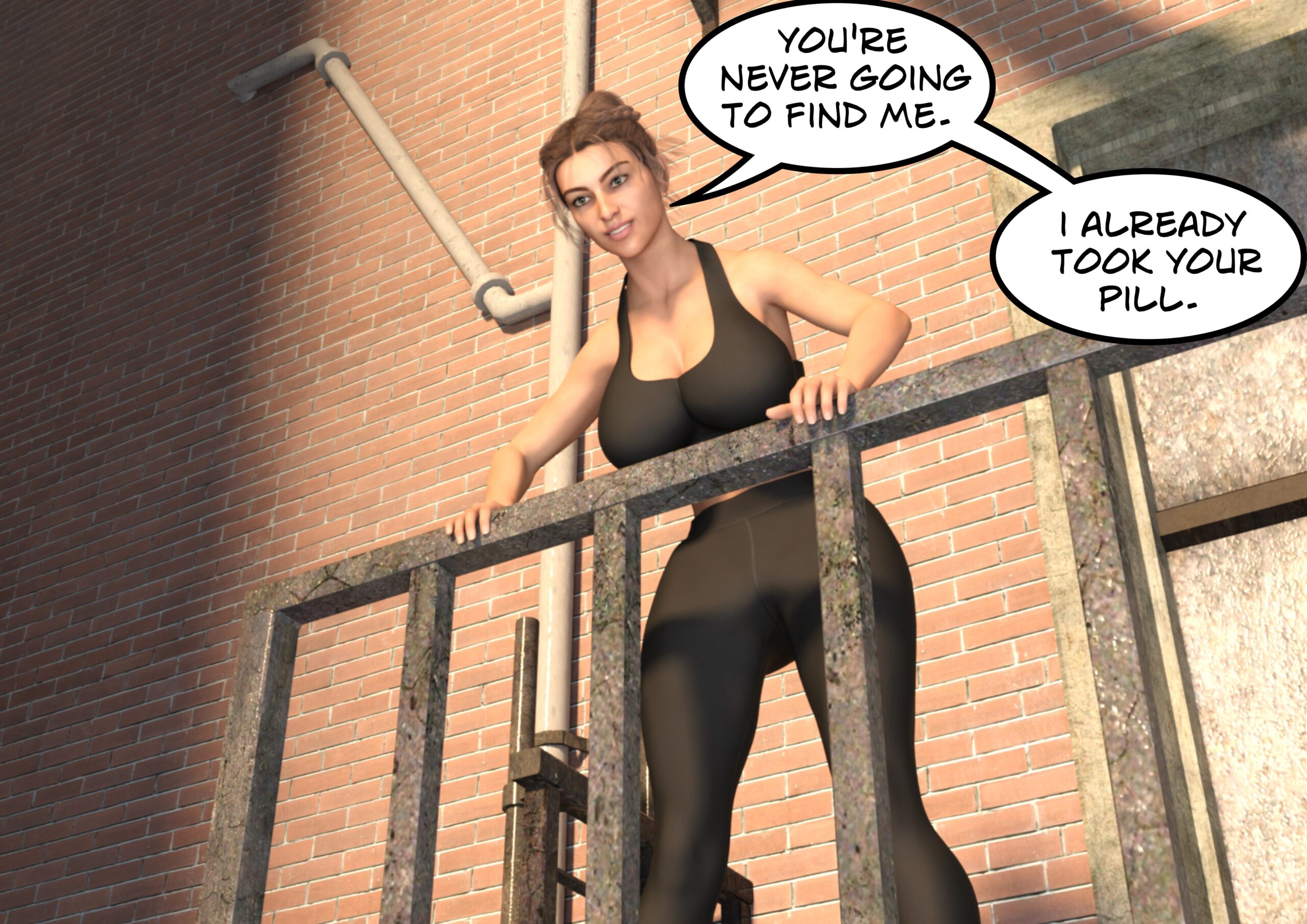 female muscle growth comic