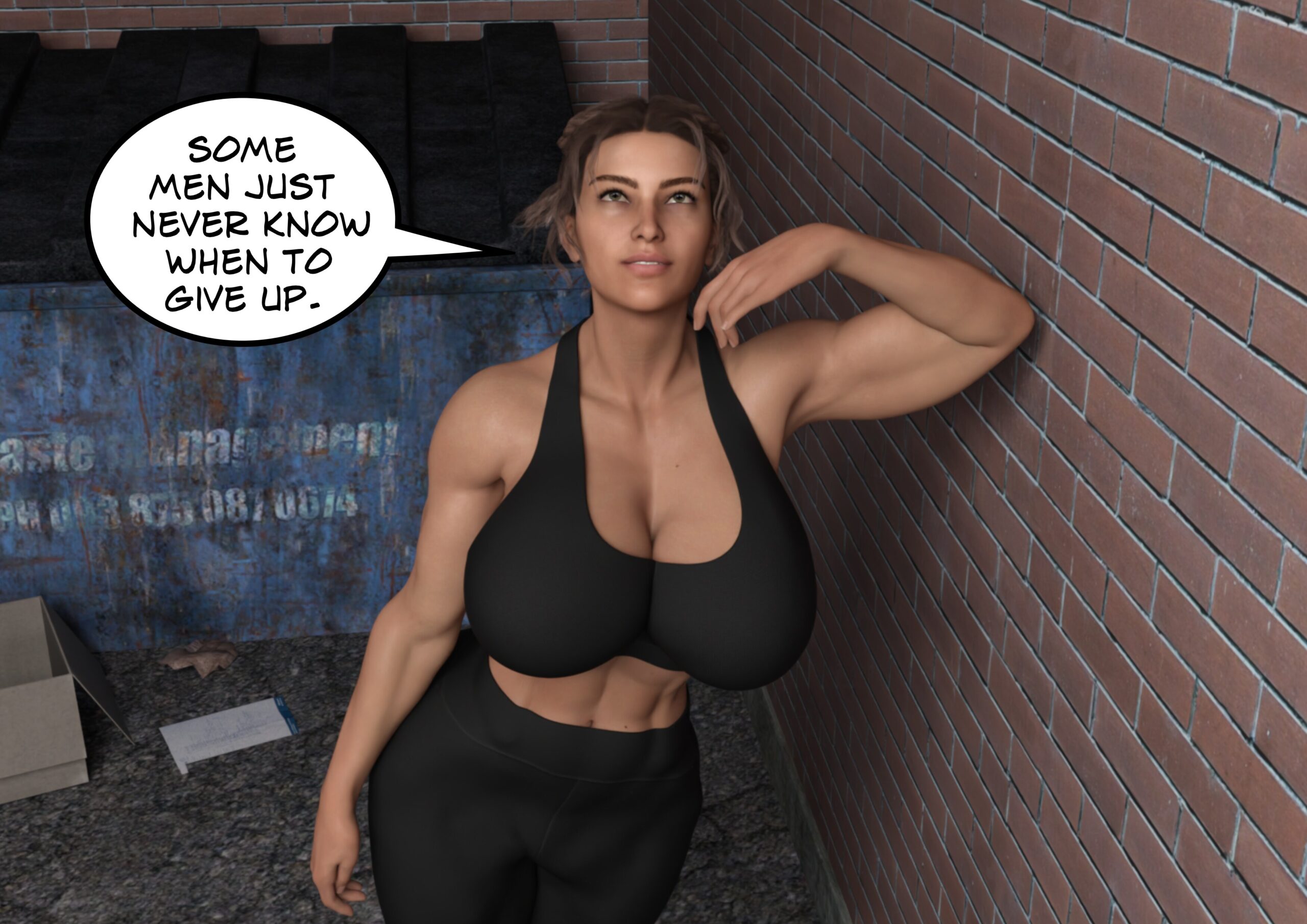 female muscle growth comic