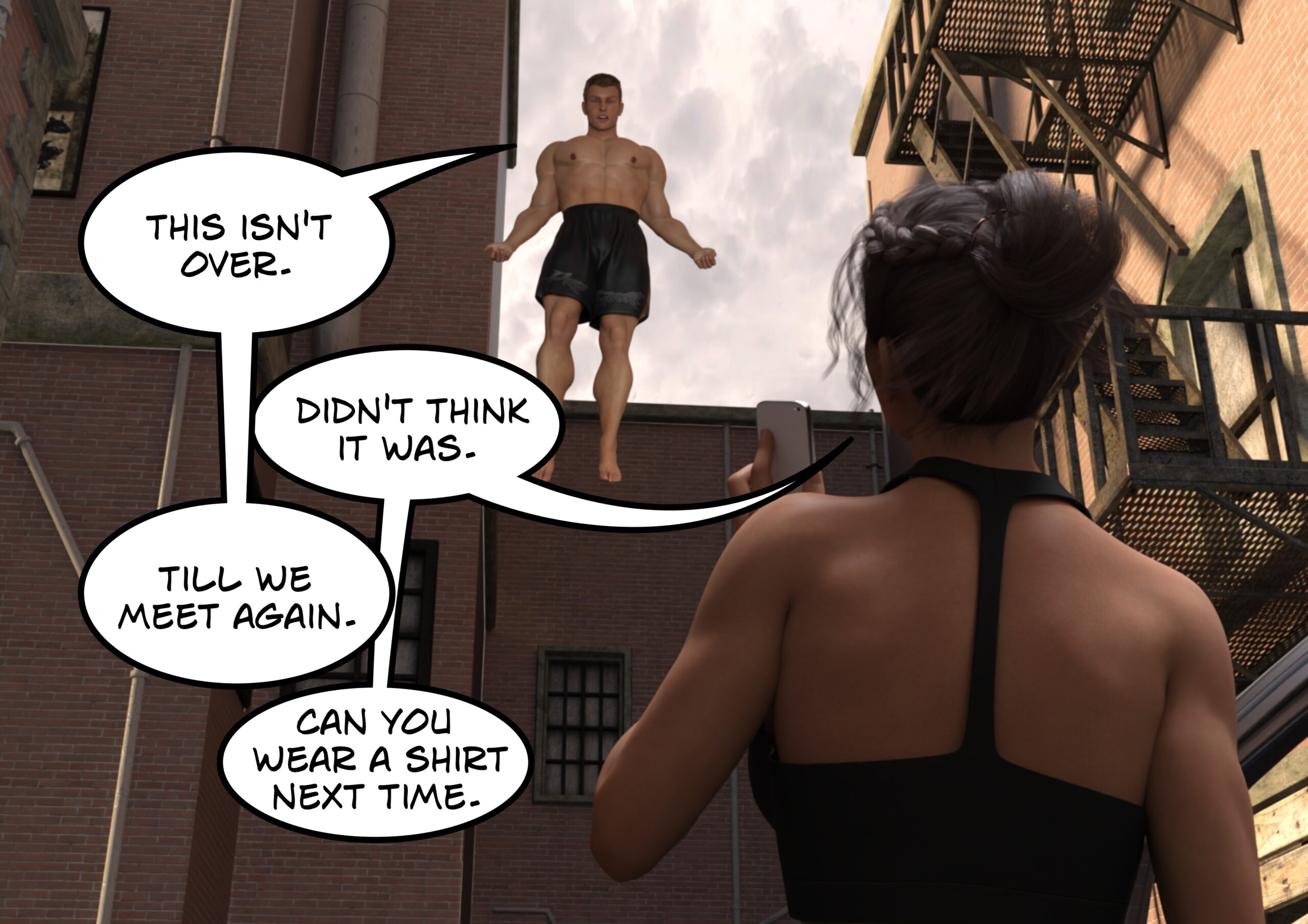 female muscle growth comic