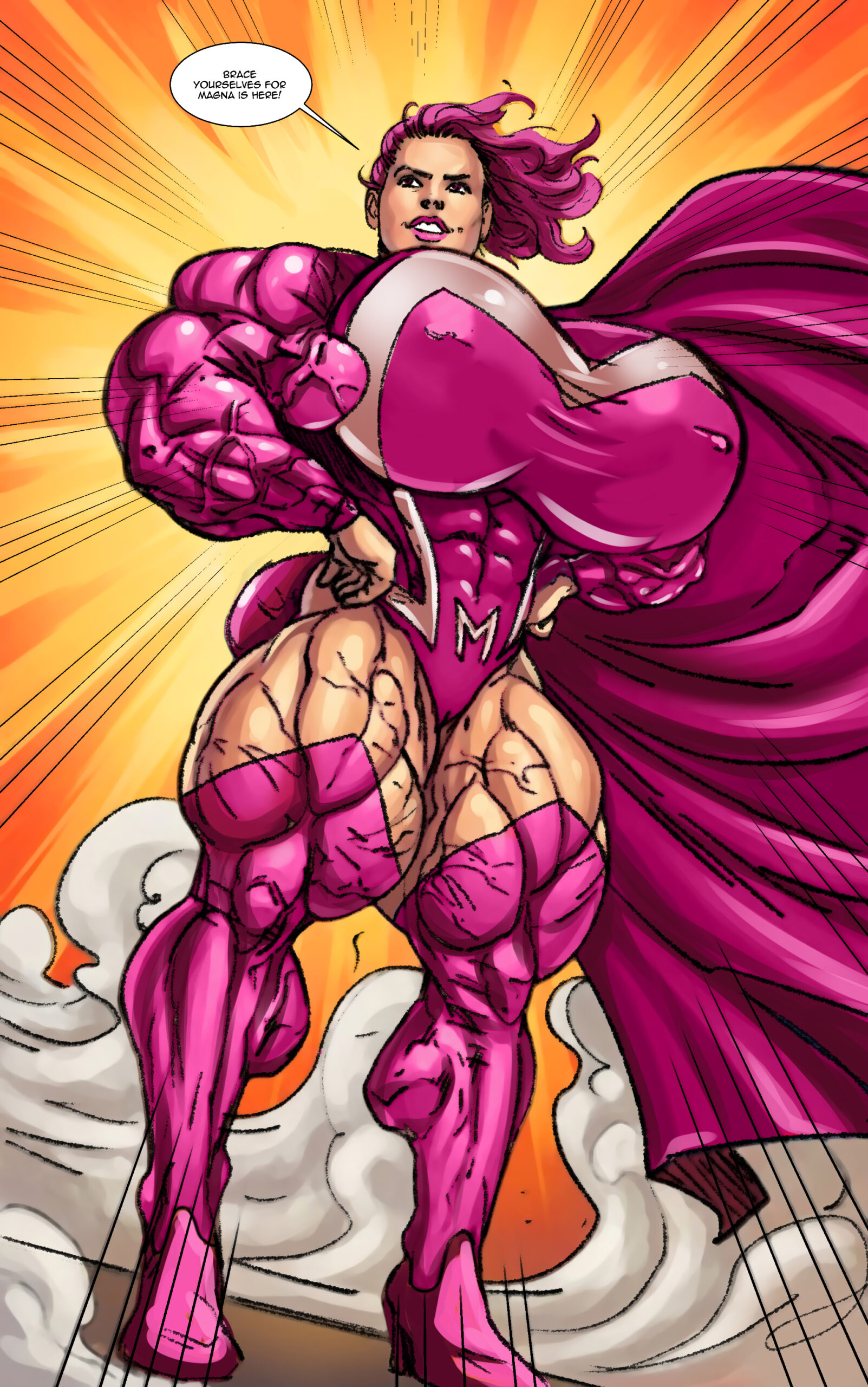 magna female muscle growth