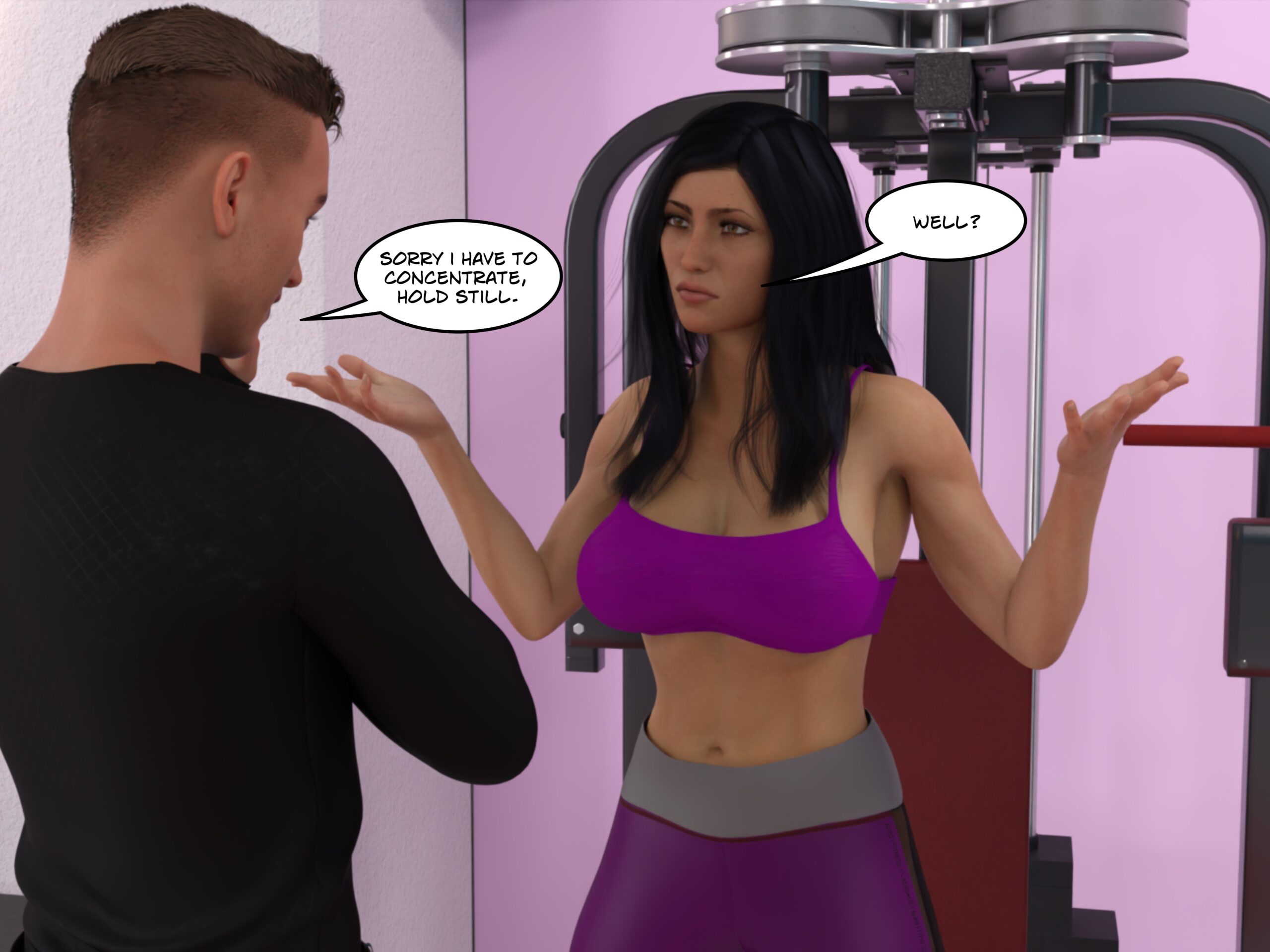 female muscle growth comic