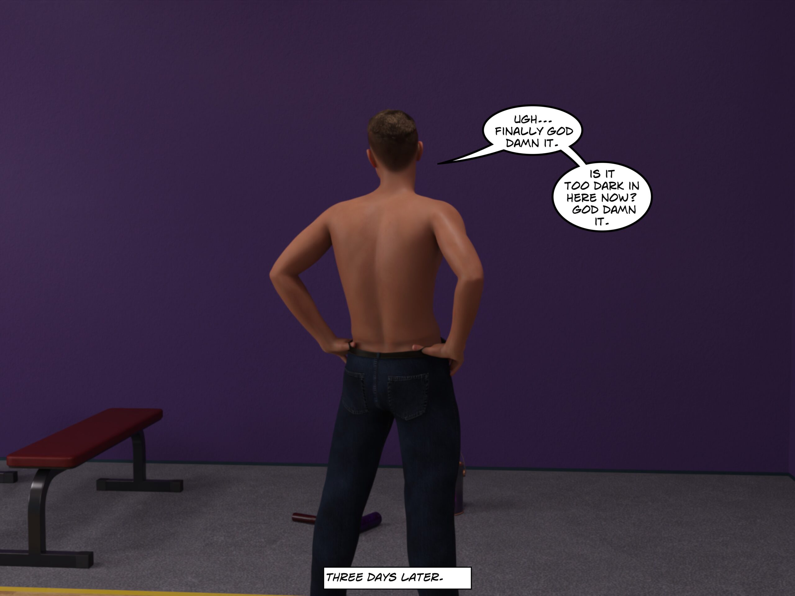 female muscle growth comic